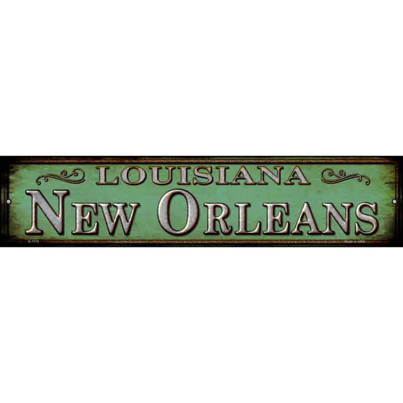 New Orleans Louisiana Wholesale Novelty Small Metal Street Sign