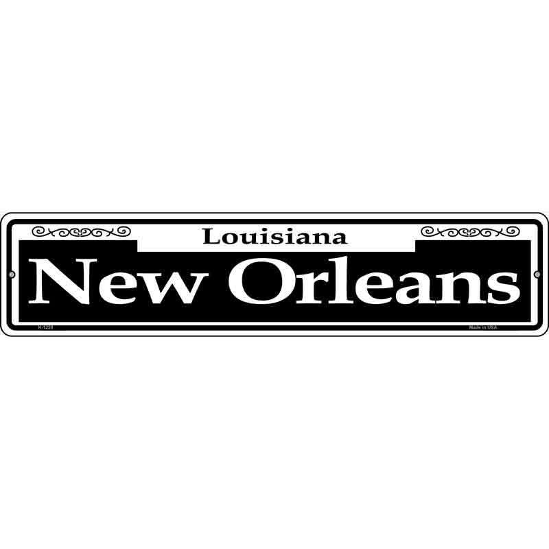 New Orleans Wholesale Novelty Small Metal Street Sign
