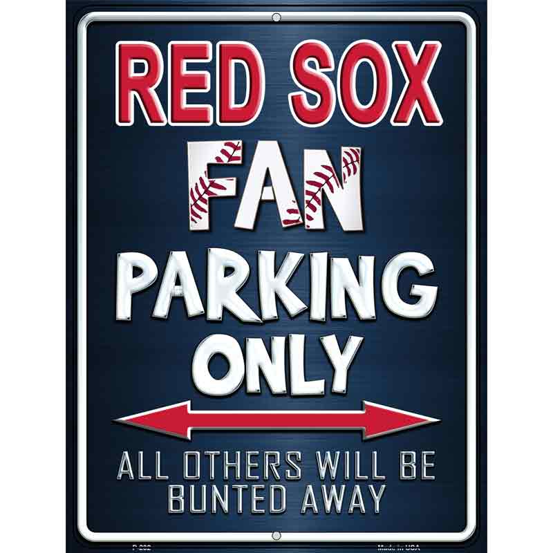 RED SOX Wholesale Metal Novelty Parking Sign