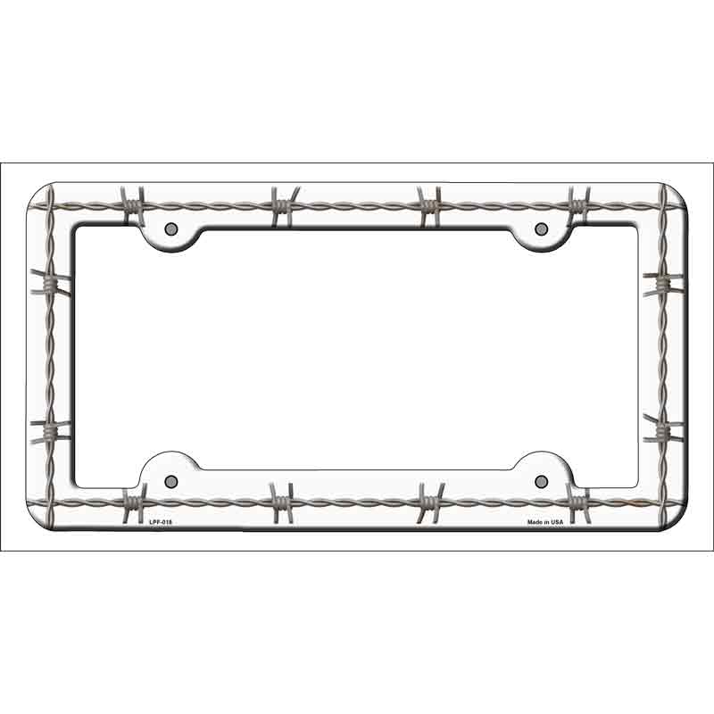 Barbed Wire Wholesale Novelty Metal License Plate FRAME