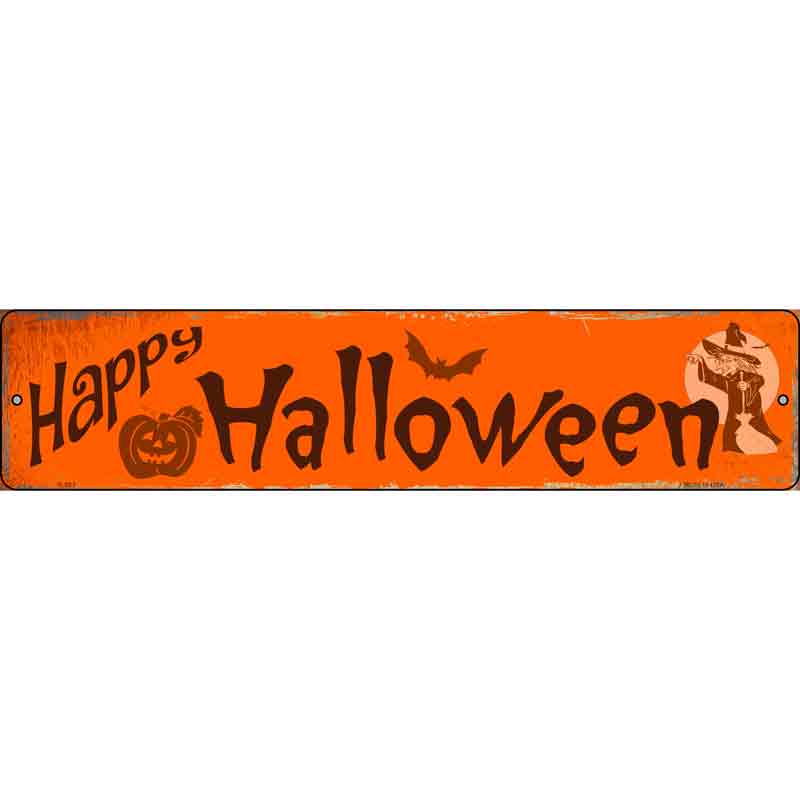 Happy Halloween Wholesale Novelty Metal Small Street Sign